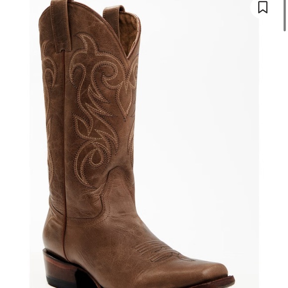 Shyanne Shoes - Shyanne Brown Leather Western Heeled Cowboy Boots